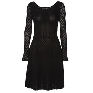 NWOT Temperley London black pointelle lace dress